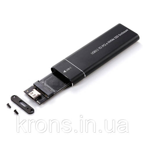 Кишеня зовнішня для M2 NVMe жорсткого диску SSD, 10Гбс, USB C, Orico TCM2-C3