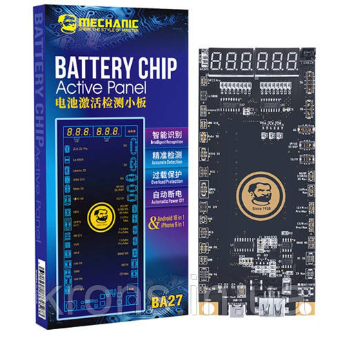 Плата для активації акумуляторів смартфонів iPhone/Android, Mechanic BA27, фото 1