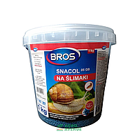 ГРАНУЛЫ ОТ УЛИТОК И СЛИЗНЕЙ "BROS SNACOL" 1 КГ