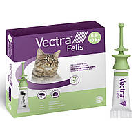Ceva Vectra Felis (Вектра Феліс) Протипаразитарні краплі на холку від бліх для котів – 3 піпетки/уп п