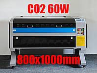 Лазерный верстат CO2 TD-1080 EFR 60W 800x1000мм