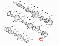 Муфта 1-2-ой передачи 1.4i (88 kw)-1.6MJTD-2.0MJTD Doblo 2009-2015 снята с производства, Арт. 55235925,