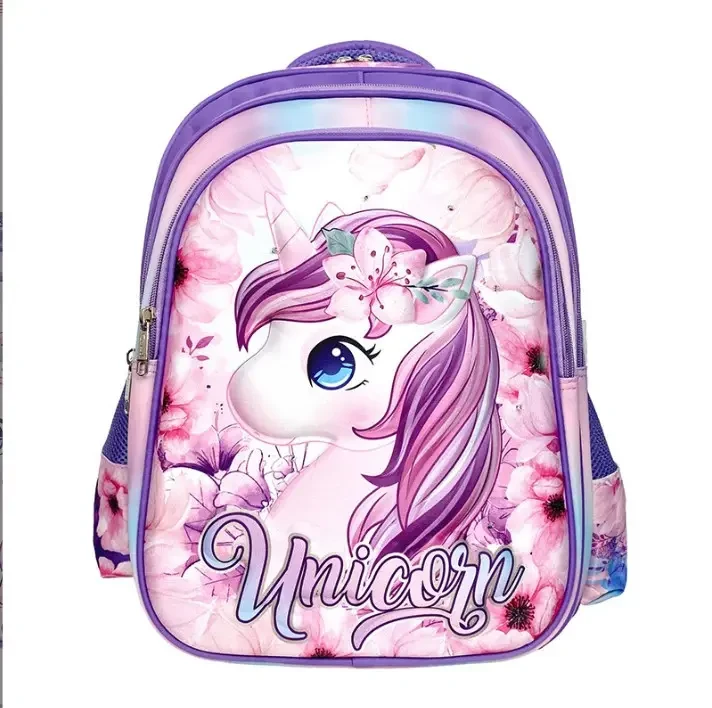 Рюкзак портфель до школи дівчинці з Єдинорогом 2-6 клас