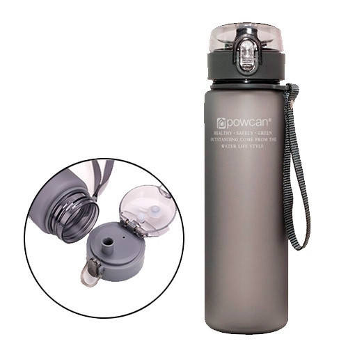 Купить Бутылка для воды 560мл с дозатором для спорта POWCAN .Хит!, цена ...
