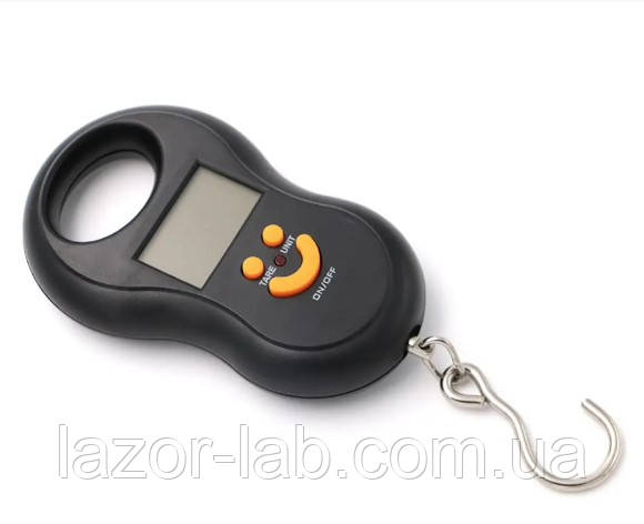 Ваги-кантер цифрові для риболовлі, кухні, багажу Ebalance S11 (±10g/50kg) з термометром, підсвічуванням