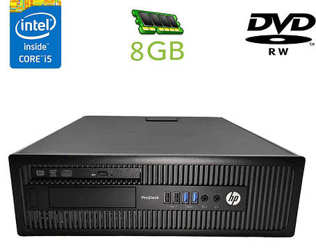 Комп'ютер HP 600 G1 SFF/Core i5-4570 4 ядра 3.2 GHz / 8 GB DDR3/no HDD/HD Graphics 4600 / 240W / DVD-RW, фото 1