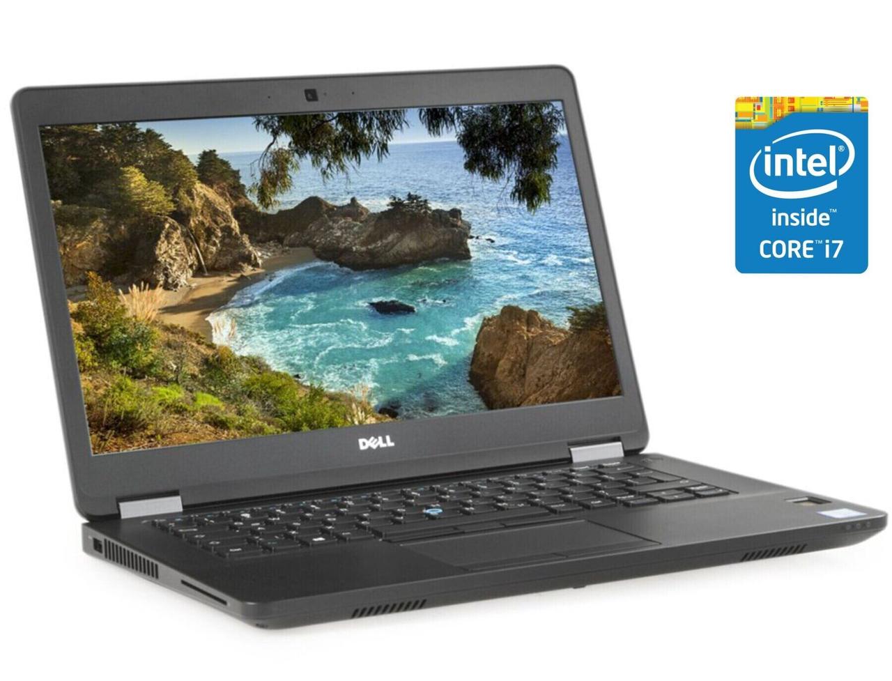 Ультрабук Dell Latitude E5470/ 14" (1920x1080)/ Core i7-6820HQ/ 8 GB RAM/ 256 GB SSD/ HD 530