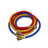 Набір заправних шлангів із краном VALUE (3 шт.x900 mm) для фреону R410