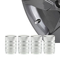 Захисні ковпачки на ніпель Alitek 3Stripes Classic Silver (4 шт.)