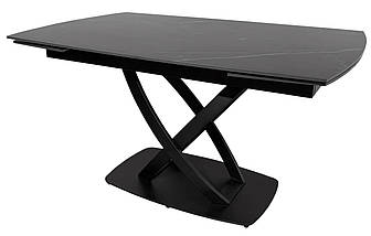 Infinity Black Marble стіл розкладної кераміки 140-200 см, фото 3