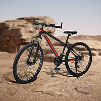 26-дюймові гірські велосипеди з дисковими гальмами, 21-швидкісною передачею, повною підвіскою