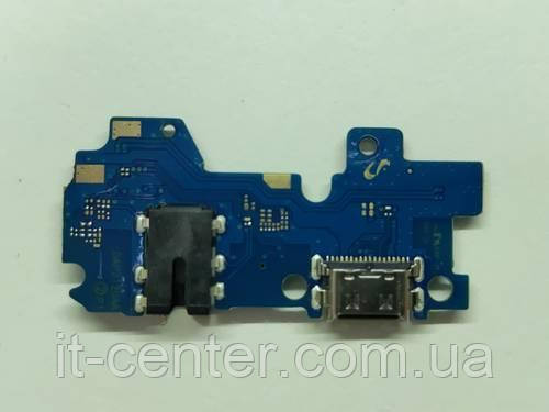 Шлейф (Flat cable) Samsung M225F Galaxy M22/ M325F, з роз'ємом зарядки, навушників, з мікрофоном