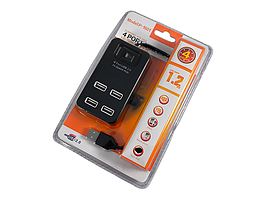 USB-хаб на 4 порти USB 2.0 з вимикачем P-1601