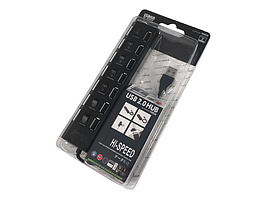 USB-хаб на 7 портів USB 2.0 з вимикачами та підсвіткою