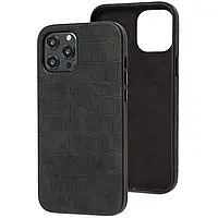 Чохол Leather Croc Case для iPhone 12/12 Pro/Шкіряний чохол айфон 12/12 про