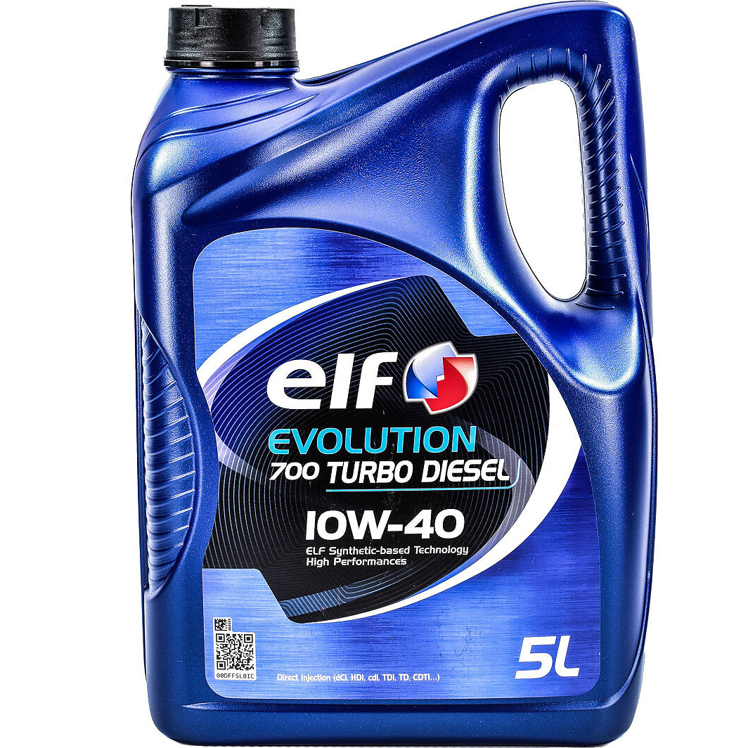 Купить Elf Evolution 700 Turbo Diesel 10W-40 5 л, (201553) моторное ...