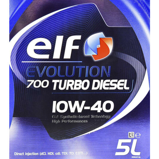 Купить Elf Evolution 700 Turbo Diesel 10W-40 5 л, (201553) моторное ...