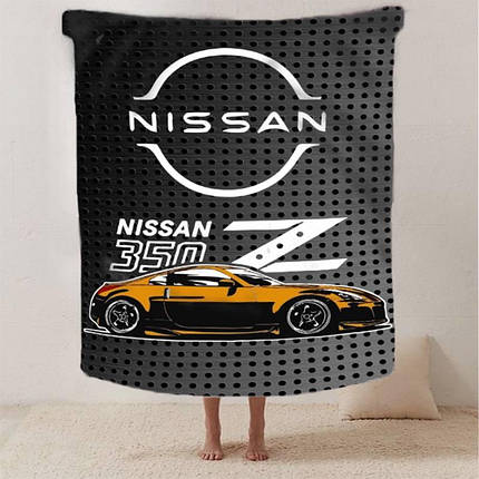 Плед 3D Nissan 350 2672_B 12626 135х160 см ID 4572401, фото 3