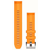 Ремешок Garmin MARQ Gen 2 QuickFit 22мм Silicone Strap Spark Orange 010-13225-04