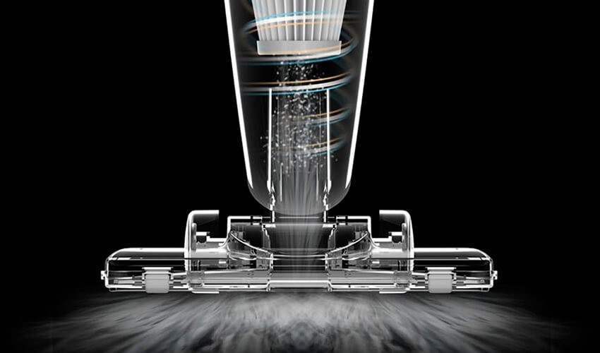 Проволочный вертикальный пылесос без мешка Xiaomi Deerma Corded Hand Stick Vacuum Cleaner DX115C