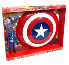 Колекційна іграшка Капітан Америка Marvel Avengers зі щитом та плащем Набір Капітан Америка та Щит, фото 2