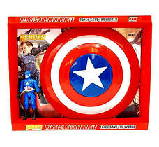 Колекційна іграшка Капітан Америка Marvel Avengers зі щитом та плащем Набір Капітан Америка та Щит, фото 3