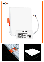 Світильник світлодіодний Biom UNI-2-S12W-5 12 W квадратний 5000 К