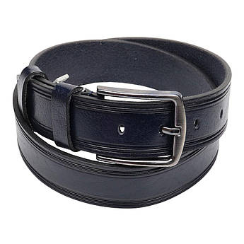 Темно-синій ремінь Bond 215-401 jeans d.blue