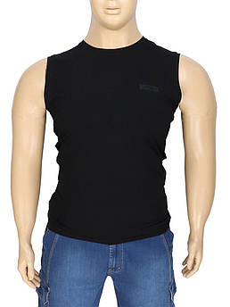 Чорна чоловіча безрукавка Maraton KT001 У Siyan великого розміру