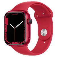 Apple Watch 7 45mm Product Red Aluminium Case with Black Sport Band New No Box