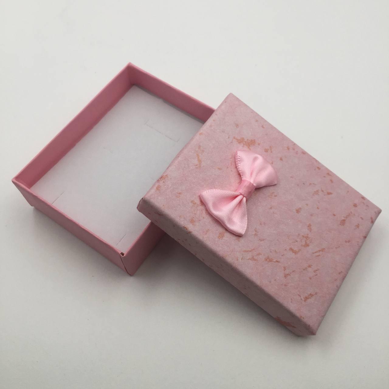 Коробочка 39981 рожева для набору розмір 9х7 см