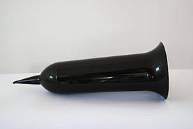 Ваза Флакон конус чорний