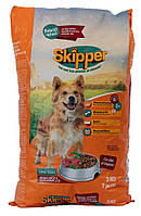 Сухой корм для собак всех пород с говядиной и овощами Skipper 3 кг