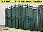 Ворота з профнастилом та встроєною хвірткою, фото 5