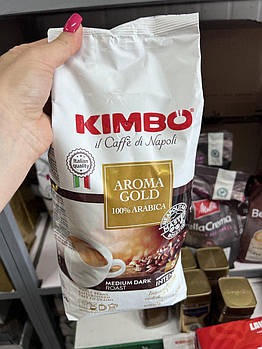 Кава в зернах ☕️ "Kimbo Aroma Gold" 1000 гр. Німеччина