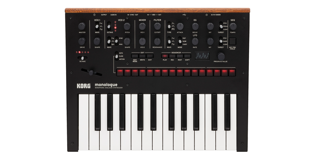 Аналоговий синтезатор KORG MONOLOGUE Black, фото 1