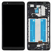 Дисплей Samsung Galaxy A01 Core A013F с сенсором и рамкой черный
