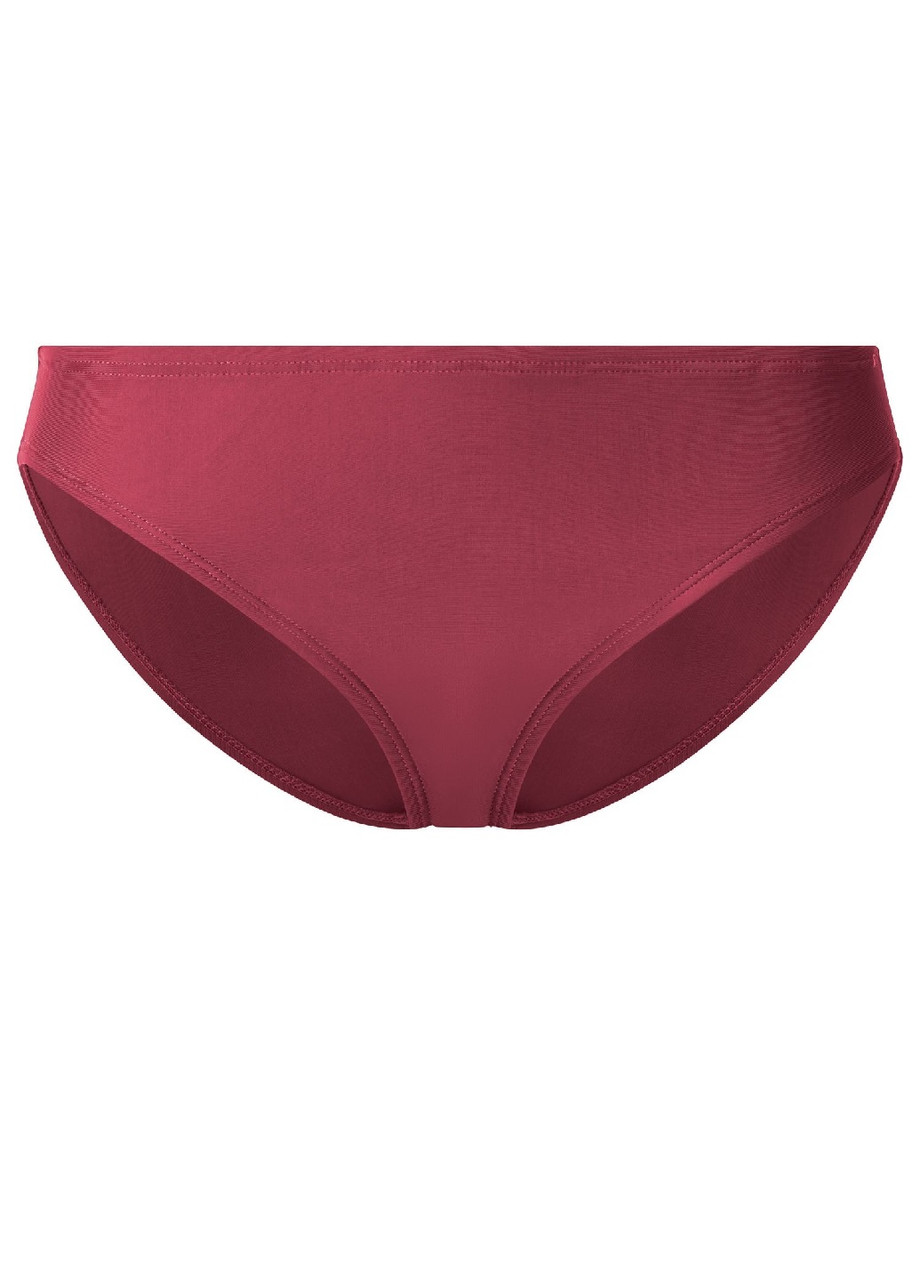 Купальні пляжні труси дівчатам однотонні бордові 42