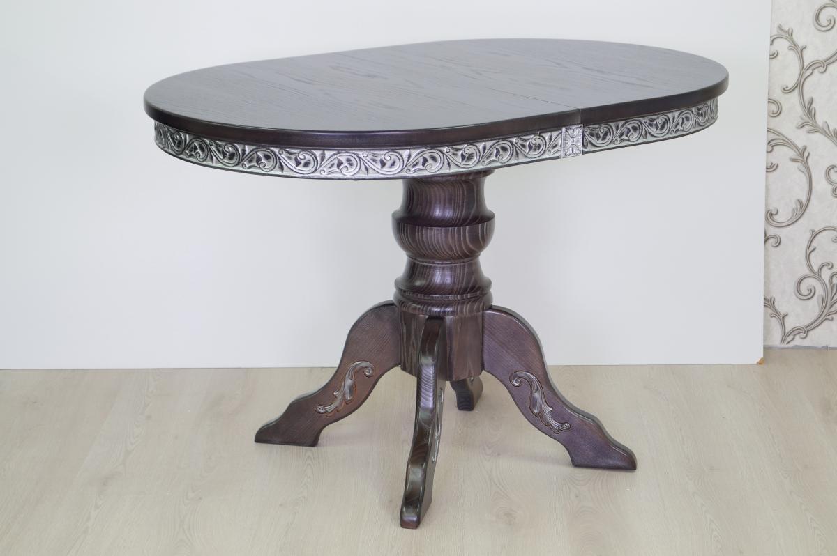 Стіл обідній круглий в класичному стилі Рондо Люкс РКБ-Меблі, колір на вибір