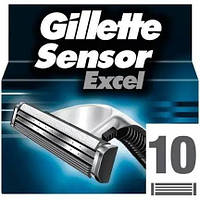 Змінні касети для гоління Gillette Sensor Excel 10 шт.