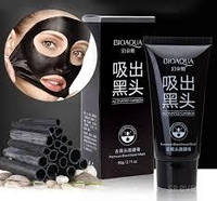 Маска пленка с бамбуковым углем Bioaqua Blackhead Removal Bamboo Charcoal Black Mask 60мл