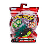 Машинки-трансформери Screechers Дикі Скричери S2 L1 Шаркоїд, фото 6
