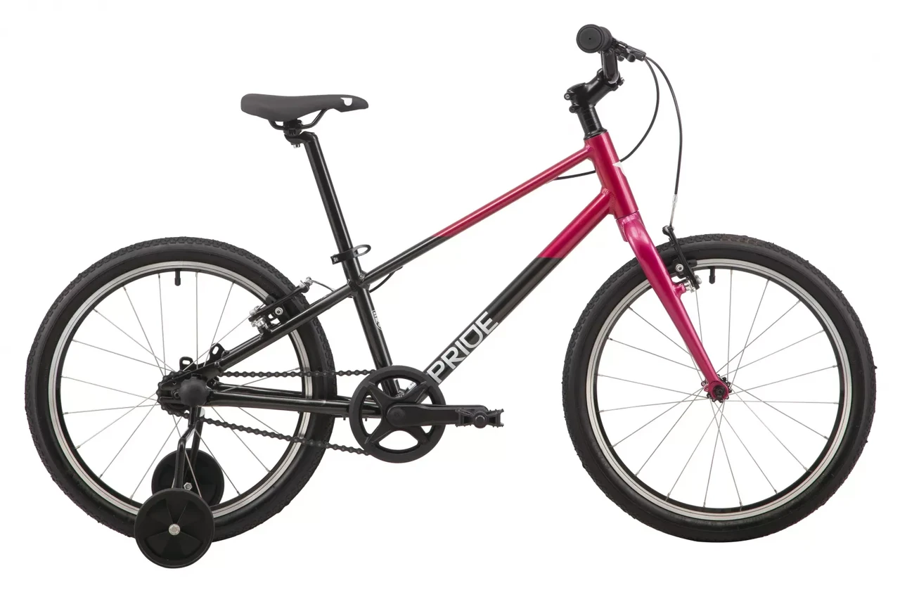 Велосипед 20" Pride GLIDER 2.1  рожевий (7,4 кг)