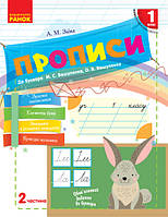 НУШ. Прописи 1 клас (до букваря Вашуленка) 2 частина українською