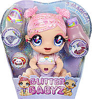 Лялька пупс Глиттер Бебиз MGA Entertainment Glitter Babyz Dreamia Stardust Baby Doll 28 см