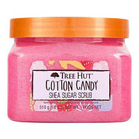 Сахарный Скраб для Тела с Ароматом Сладкой Ваты Tree Hut Cotton Candy Sugar Scrub