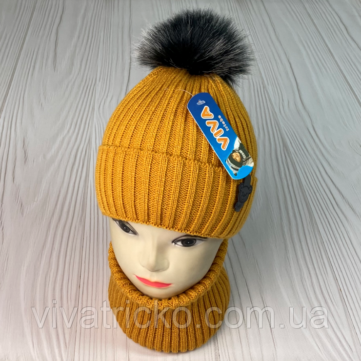 М 91083 Комплект для хлопчика шапка "hello" і баф, 2-6 років, різні кольори, фото 1