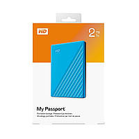 Внешний жесткий диск 2.5" USB 2.0TB WD My Passport Blue (WDBYVG0020BBL-WESN)