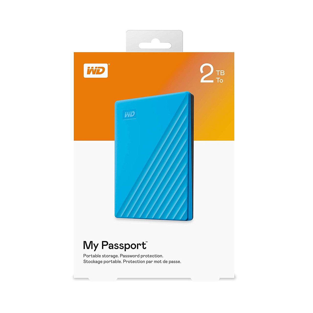 Зовнішній жорсткий диск 2.5" USB 2.0 TB WD My Passport Blue (WDBYVG0020BBL-WESN), фото 1