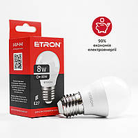 Светодиодная LED лампа ETRON 8W G45 4200K 220V E27 дневной свет
